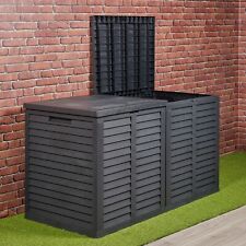 Large 750L Garden Storage Outdoor Box Plastic Utility Chest Unit Box Waterproof