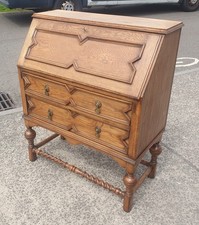 ANTIQUE OAK BARLEY TWIST