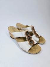 Ladies Gabor White Leather