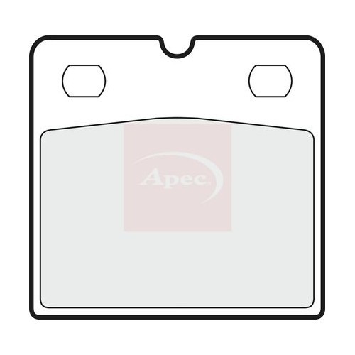Apec brake pad set - apec,
