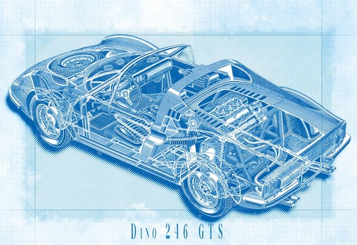 Classic ferrari dino 246 gts - classic,