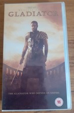 Gladiator VHS Video Tape Russell Crowe Ridley Scott LIKE NEW CONDITION