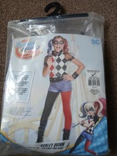 DC Girls Superhero Harley Quinn Costume Age 8-10 Years