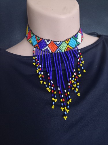 African jewellery zulu blue - zulu,