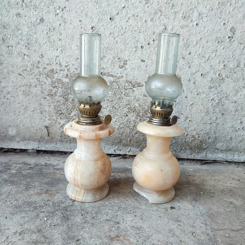 Pair antique vintage - vintage, marble