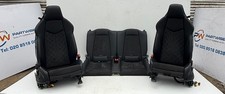 AUDI TT TTS MK 3 S LINE SEATS INTERIOR COMPLETE DIAMOND QUILTED BLACK EDITION