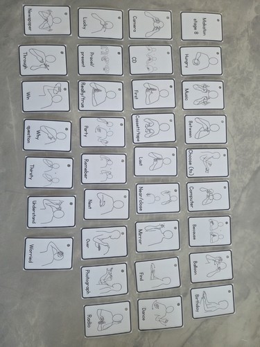 Makaton stage flash cards - makaton, 8