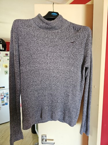 Mens roll neck jumper - neck,
