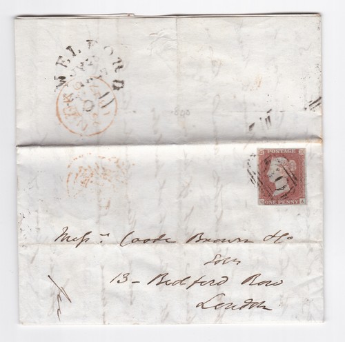 1847 fine penny - 1d,