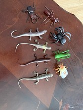 Insects and reptiles plastic toys