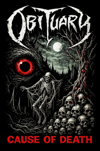 Obituary sew on patch - sew,