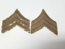 Pair Of Vtg WWII WW2 Sergeant
