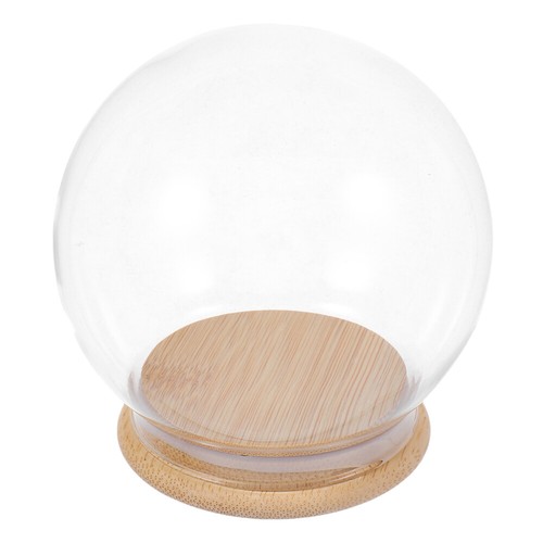 Glass dome with base for - base, craft