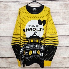 Wu-Tang Sweater Hulu Size 3XL Christmas Born Of Shaolin XXXL