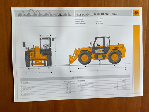 Jcb 540 loadall farm - 540-70,