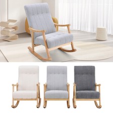 Upholstered Rocker Armchair