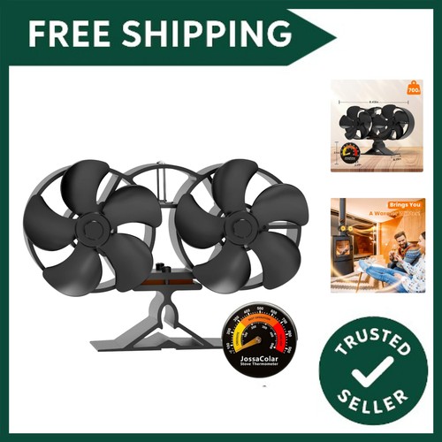 Log burner fan silent - log,