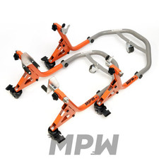 MPW Race Dept Motorcycle Mobile Dolly Front and Rear Paddock Stand K+V Type