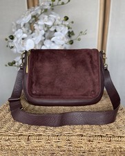 Jigsaw suede leather shoulder
