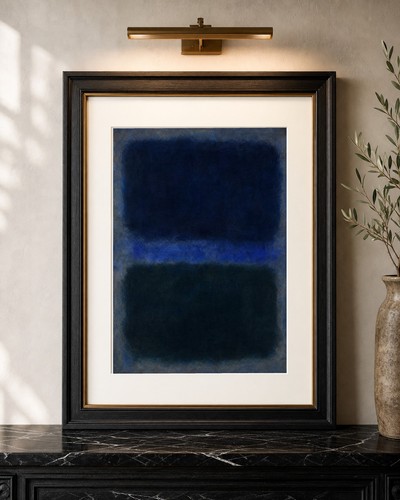 Blue colour field abstract - field,