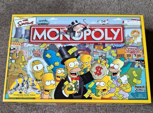 Simpsons monopoly board game - simpsons,