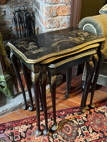 Nest three chinoiserie side - nest,