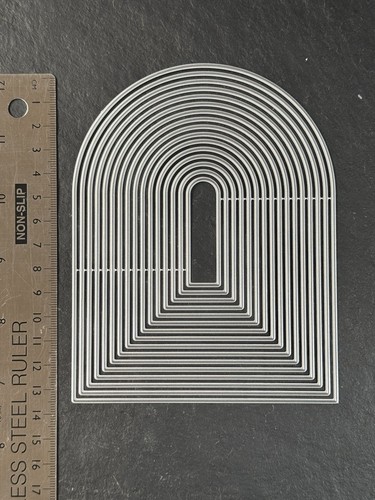 Arch metal die - , window