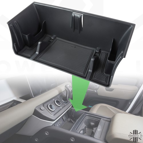 Centre console dash storage