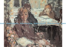 D083279 Diploma Works. The Sitting Room. Evening. Bernard Dunstan RA. Royal Acad