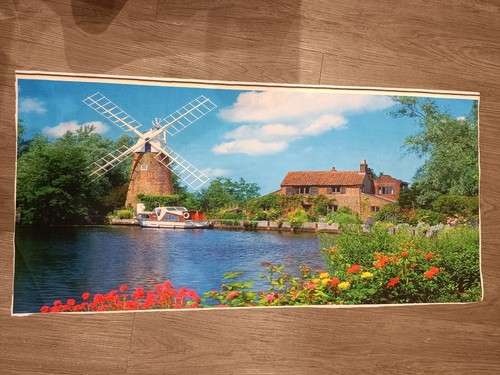 Wall canvas velvet - canvas, printed