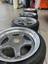 Porsche Compomotive 17” Classic split Rims RARE PS701 930 944 964 912