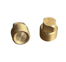 2 PCS Solid brass boat bung drain plug Garboard bung transom rib speed boat