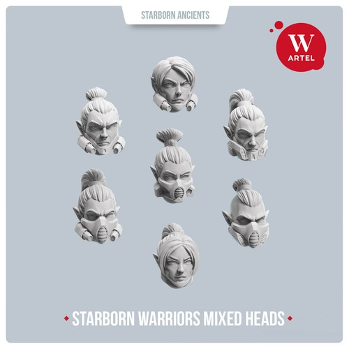 Starborn warriors mixed - starborn, heads