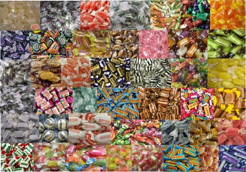 Hard boiled sweets over - sweets, |
