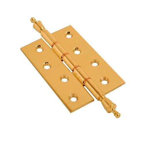 Polished brass finial - brass, door