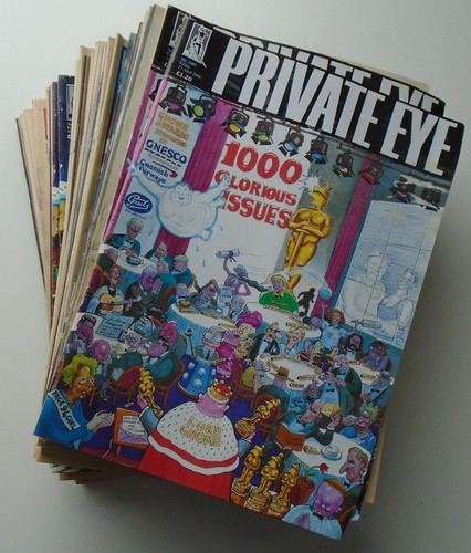 Private eye magazine issues - magazine.,