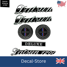 Datsun 1200 Rear Pillar & Fender Badge Emblems