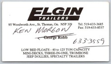 Business Card St Thomas ON