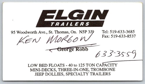 Business card thomas on - card,