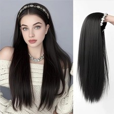 Natural Headband Wig Realistic