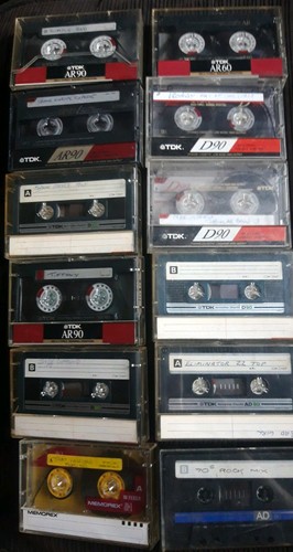 12x vintage audio - vintage, cassettes