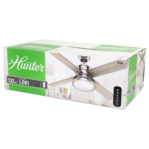 Hunter 50424 loki ceiling fan - loki,