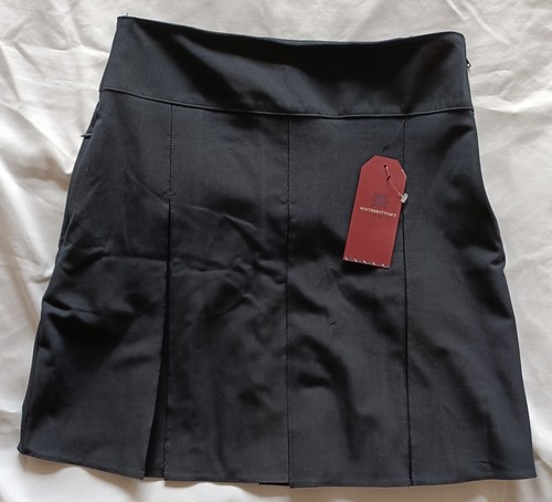 Girls school skirt navy waist - girls,