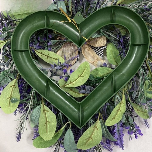 Heart shaped lavender wreath - heart,