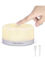 S SELDORAUK Baby Night Light Kids - Led USB Rechargeable Bedside Lamp -Set of 2