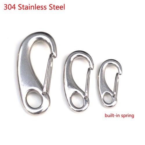 Stainless steel carabiner - stainless,