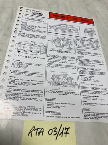 Automobile technical sheet - automobile,
