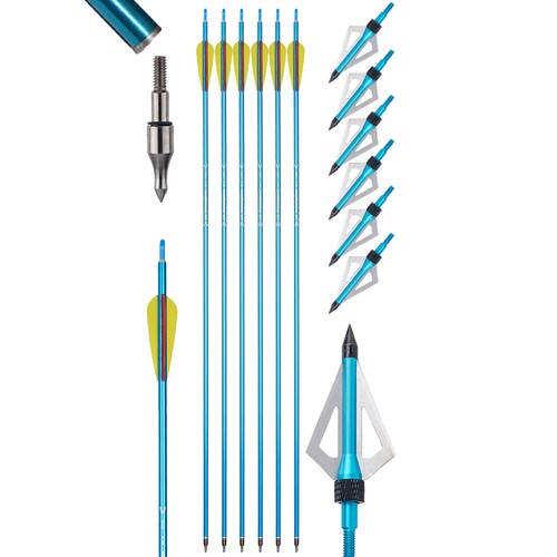 Aluminum arrows screw in - aluminum,