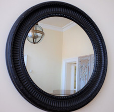New Large 95x95cm Black ROUND