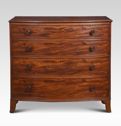 Regency mahogany bow front - mahogany,